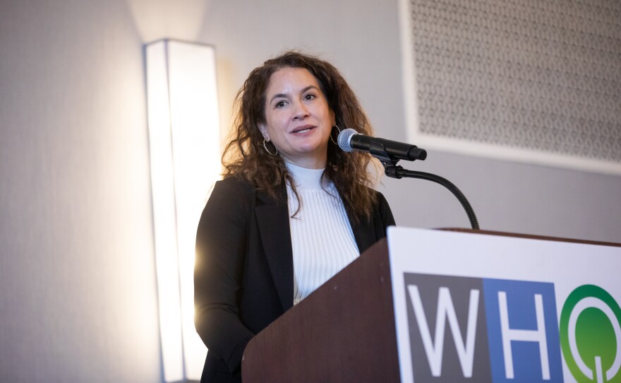 WHQR hosts their annual fundraising luncheon with guest speaker Leila Fadel, host of NPR’s Morning Edition, at Hotel Ballast in Wilmington on May 22, 2025.