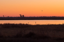 A landscape photo of the Quivira National Wildlife Refuge