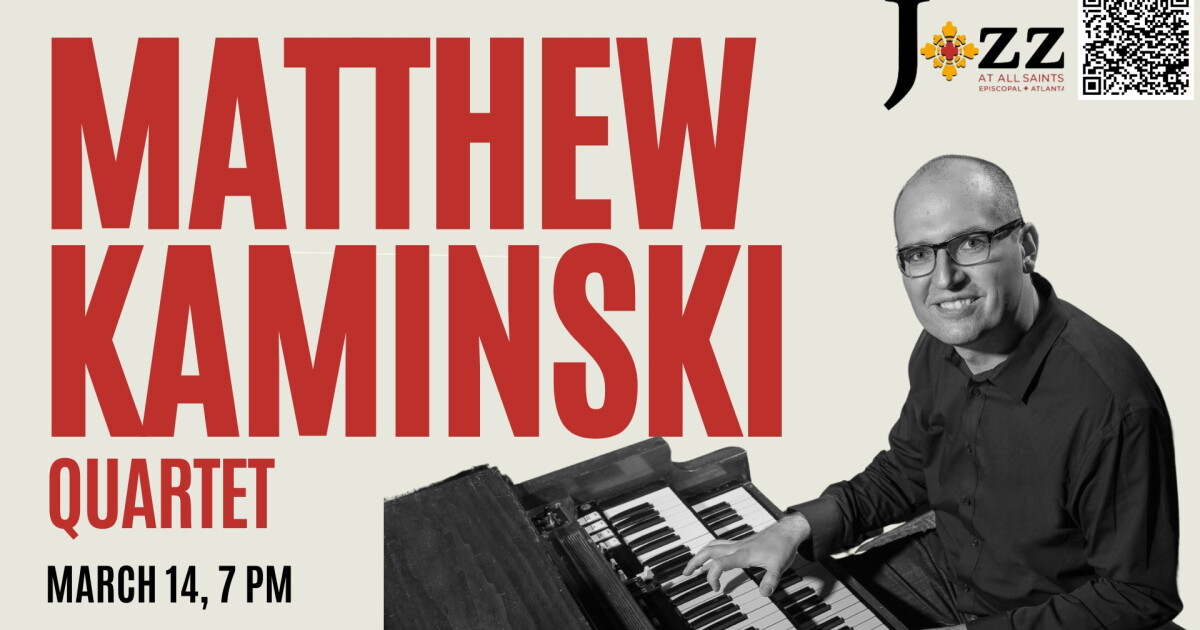 Matthew R Daminski March 14: Jazz At All Saints Presents Matthew Kaminski Quartet