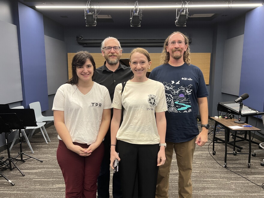 L to R: Melissa Camp, Zachary Ridgway, Laurel Christiansen, Brian Bondari.