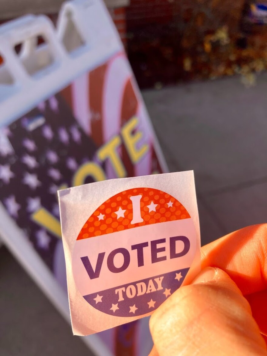 I Voted sticker