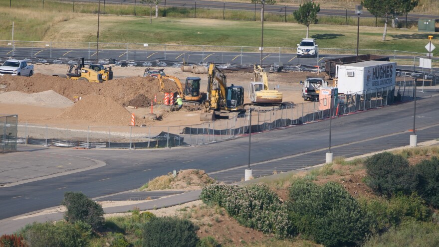 Construction remains on hold Jeremy Ranch Elementary School.