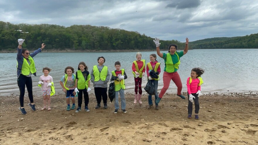 Students at Clear Spring attend class in mixed age settings and learn lots of outdoor sciences.