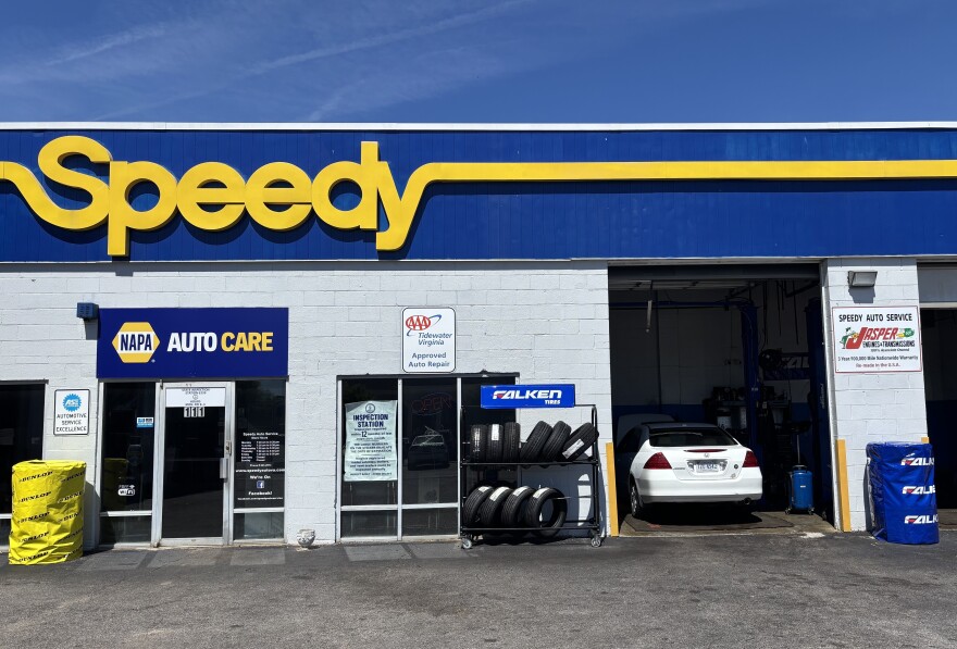 Speedy Auto Service in Ghent in Norfolk on Aug. 7, 2026.
