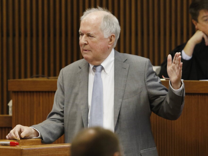 Defense attorney Bill Baxley in 2016. The former Alabama attorney general worked in the 1970s to have the death penalty reinstated and joined in a friend of the court brief to intervene in Johnson's case.