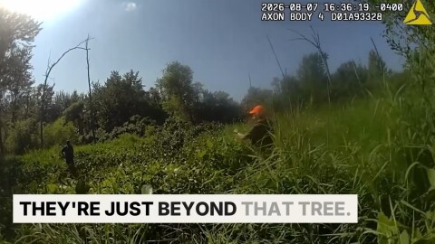 Screen capture of DNR rescue video