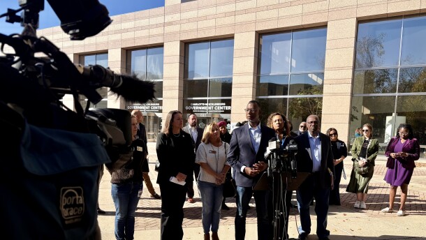 At a press conference in uptown Charlotte on Friday, local Democrats questioned why a border enforcement operation would be conducted in a city hundreds of miles from the nearest international border.