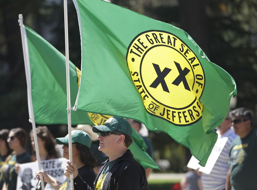 State of Jefferson California rally