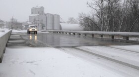 Chris Tuan tested conductive concrete on a 150-foot bridge near Lincoln, Neb., where he says it successfully de-iced the surface.