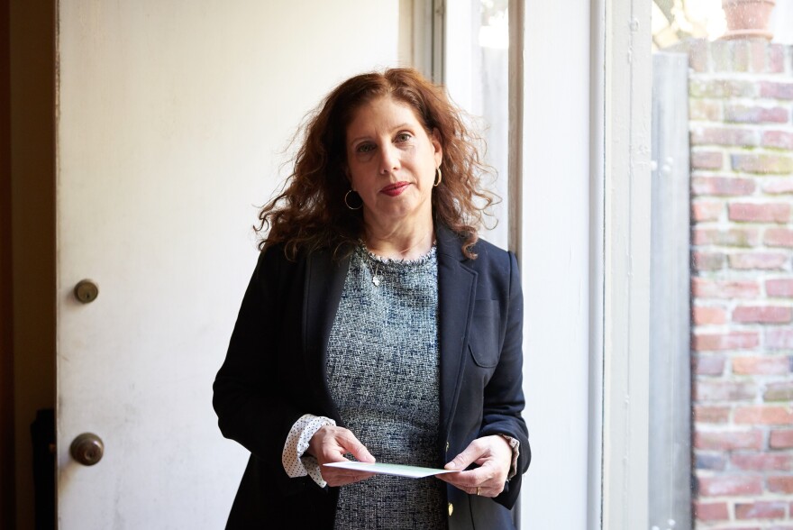 Ronda Goldfein, Vice President of Safehouse and Executive Director of AIDS Law Project of Pennsylvania, in her Philadelphia home.