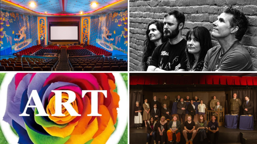 From left to right: El Rey Prevue, Furlough Fridays, CHIVVA Chico Art Festival & Judgment at Nuremberg