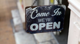 Come in We're OPEN, Metal Tin Sign. Vintage Style
