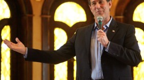 Republican presidential candidate Rick Santorum in McKinney, Texas, on Wednesday.