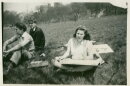 A young Edie Harper near the Art Academy of Cincinnati in the 1940s.