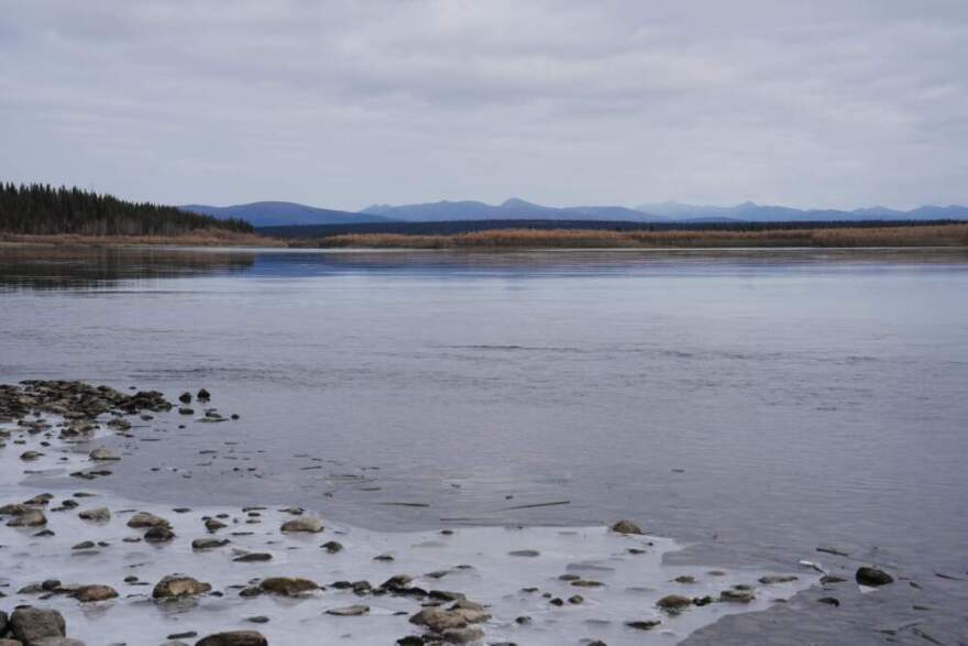 The Gates of the Arctic National Park and Preserve, where the Ambler Road project would pass through, is visible from Ambler, Alaska, Sunday, Sept. 28, 2025. (Annika Hammerschlag/AP)