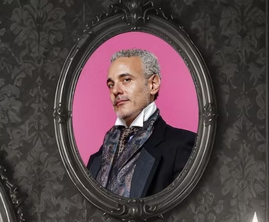 Casey Murphy plays the part of Alexander Graham Bell.