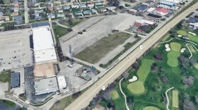 Aerial view of a vacant lot in Bloomington
