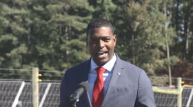 N.C. Environmental Secretary Michael Regan spoke at Monday's signing of a state executive order to fight climate change. 