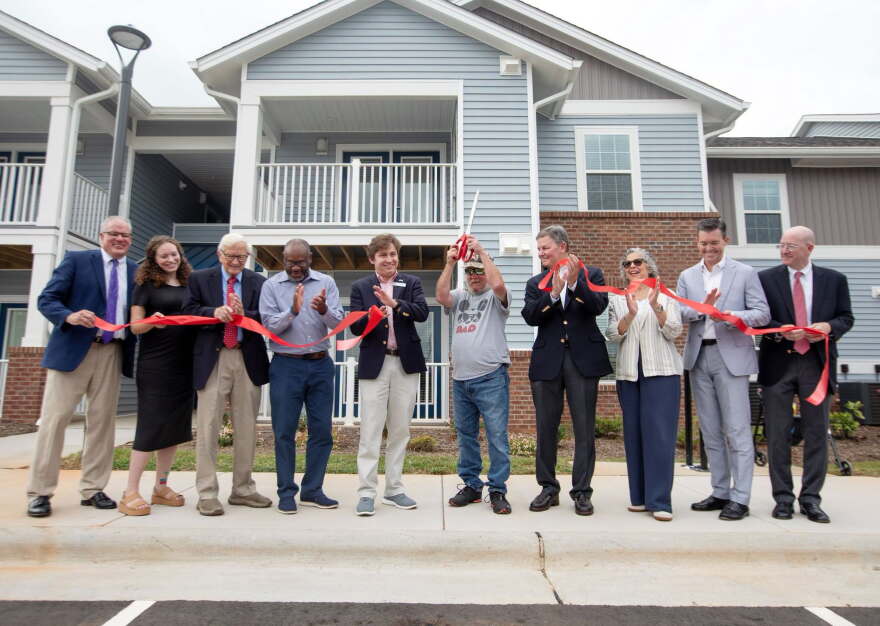 Ribbon cutting of Oakwood Park. 