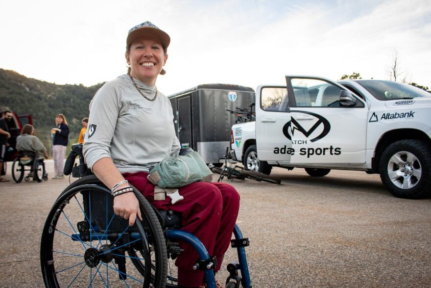 Eden resident Kristi Prawl after the ride, Sept. 10, 2026.