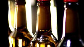 Detail of a beer bottles inside of Ambev's Barra do Pirai Brewery on March 31, 2020 in Barra do Pirai, Brazil. (Buda Mendes/Getty Images)