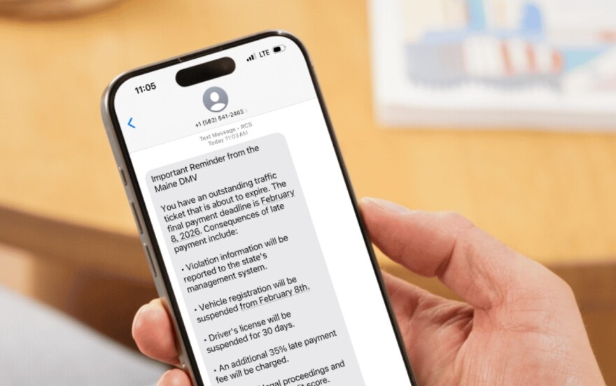 The Secretary of State says scammers are once again targetting Mainers with texts and emails posing as the BMV and asking for credit card information to pay for violations.