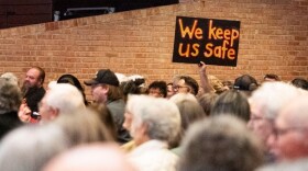 Members of the Indy Action Coalition host a public action meeting with multiple elected officials in attendance on March 12, 2026, at St. Luke’s United Methodist Church in Indianapolis. The meeting emphasized the coalition’s slogan, “We Keep Us Safe,” to their neighbors who are immigrants and refugees, and pushed for continued city support of the Streets to Home initiative.