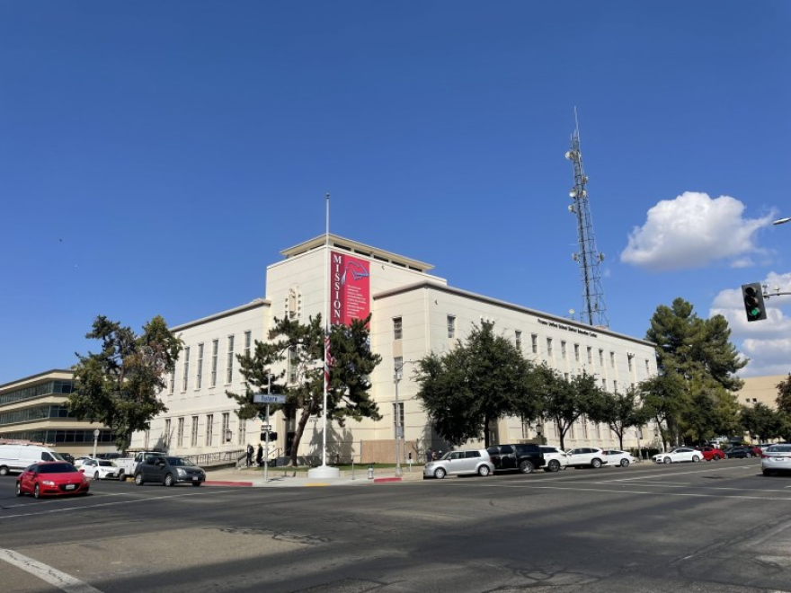 Downtown Fresno building.
