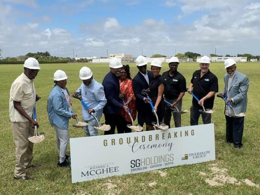 A groundbreaking ceremony for the Costco in West Perrine.