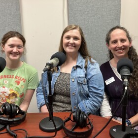 Josie Bailey, Taylor Winnie and Emma Collins - at WUTC.