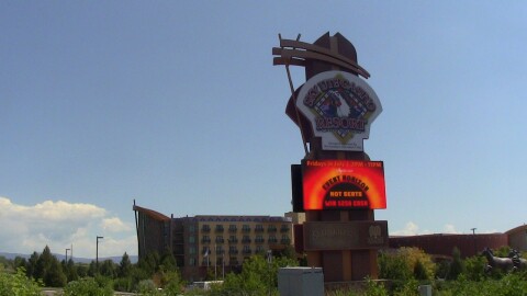 The Sky Ute Casino in Ignacio, Colorado, is not allowed to participate in sports betting, which was legalized in Colorado in 2019.