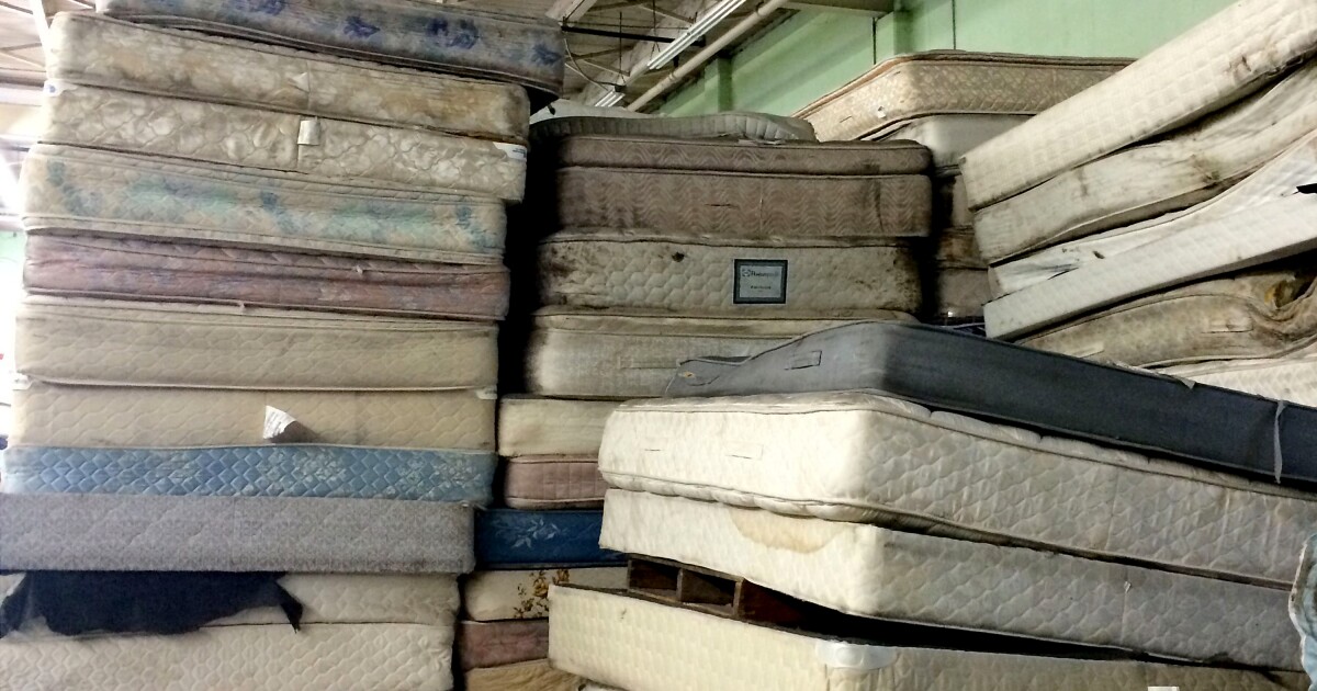 CT continues to recycle thousands of old mattresses, giving trash new
