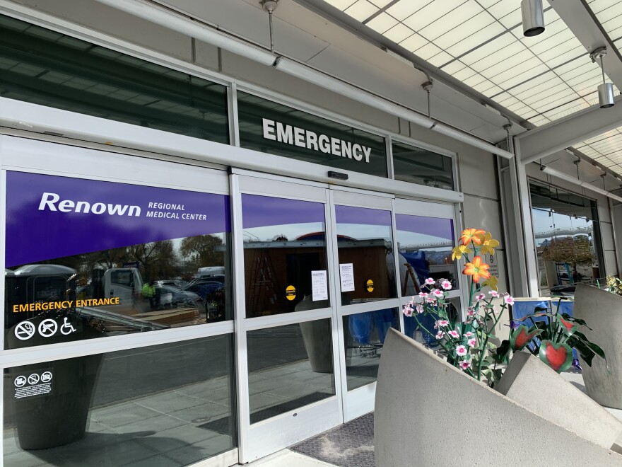 An image of the exterior of Renown Health’s emergency services