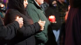 A vigil for Renee Good held on Jan. 9, 2026 at DeKalb's Peace Corner