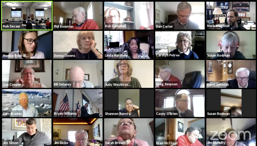 Ohio Republican Party members during vote