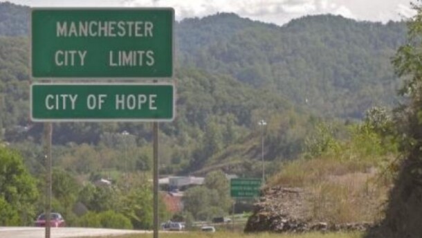 Manchester, KY sign