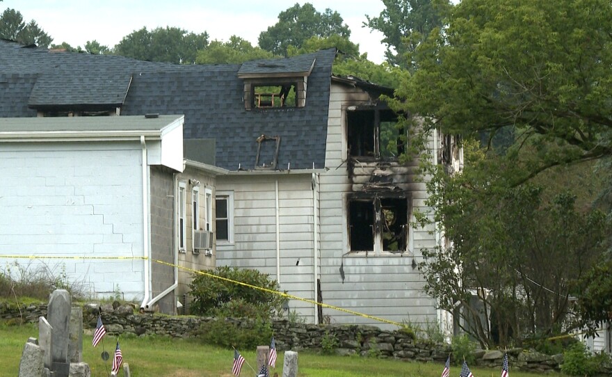 One man died and two other people were hospitalized following a fire at this home on North Pioneer Avenue in Shavertown, Kingston Twp., Luzerne County on Wednesday morning, Aug. 5, 2026.