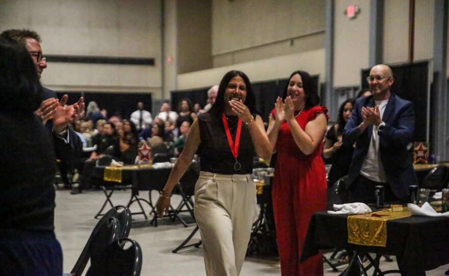 Martinez told KAWC: "I just truly believe in education. I believe that knowledge is power, and so the fact that I get to be a facilitator of that, or I get to foster that kind of critical thinking and questioning of the world is my favorite part of teaching."
