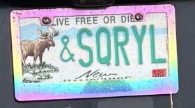 This vanity plate references the television series "The Adventures of Rocky and Bullwinkle and Friends."
