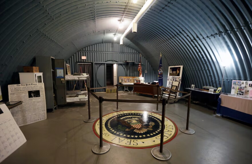 Inside of President John F. Kennedy's bunker on Peanut Island in Riviera Beach, Fl, taken Friday, Feb. 26, 2016. President John F Kennedy’s nuclear fallout bunker on Peanut Island has been sealed off to the public since 2017. Now, the county wants to fully restore the 1961 hideout. (AP Photo/Alan Diaz)