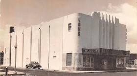 The entrance of the old Lake Theatre in Lake Worth Beach. The building was designed by famous Florida architect Roy A. Benjamin in 1940 and once seated up to a thousand guests, making it one of South Florida’s most advanced cinemas of its time.