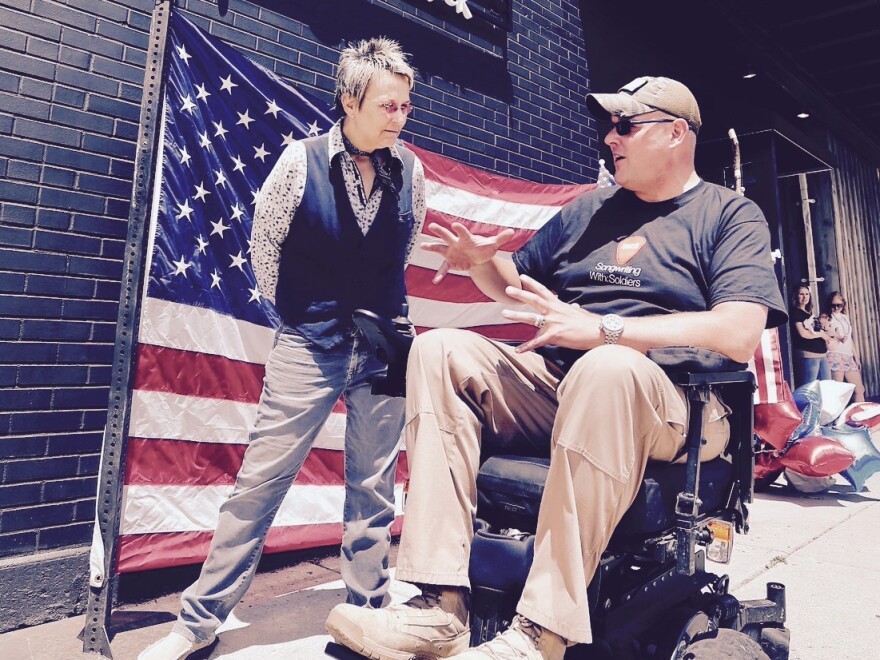 Mary Gauthier and U.S. Army Sergeant Joshua Geartz met in his hometown of Buffalo, NY.