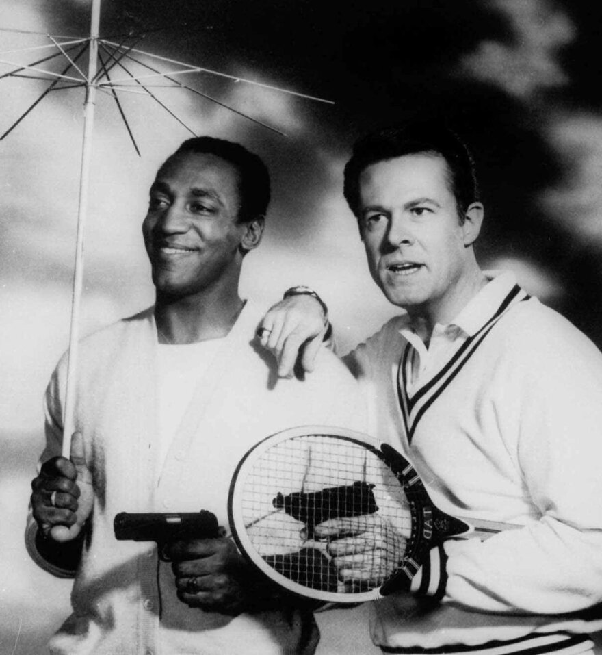 Bill Cosby and Robert Culp co-starred as a team of American agents in the 1965 series <em>I Spy</em>.