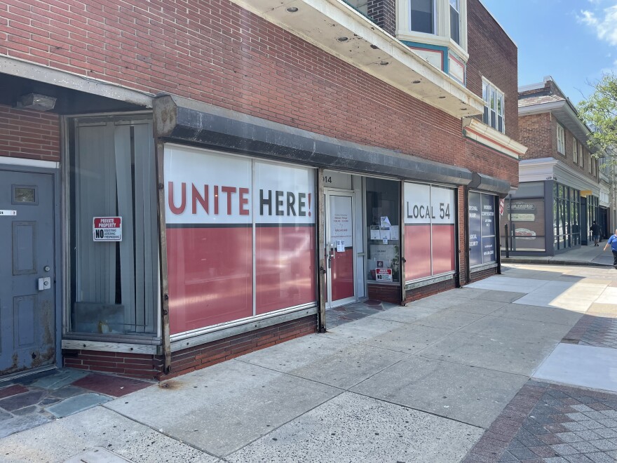 Unite Here Local 54 headquarters in Atlantic City, N.J.