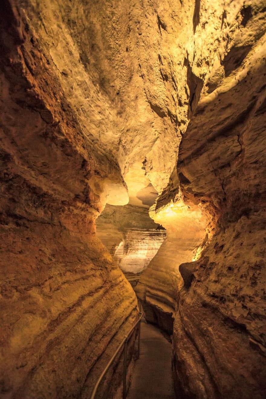 Considered the deepest cave in Missouri, Marvel Cave was once known as the Devil’s Den.