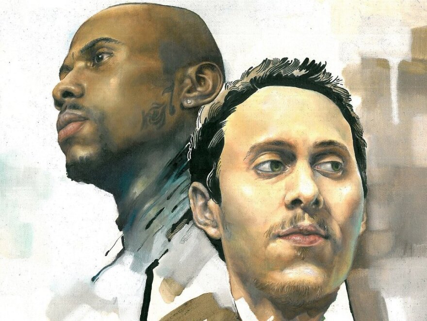 Rappers Apache and Canserbero.