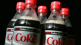Bottles of Diet Coke. A new study has found an association between frequent drinking of diet sodas and an increased risk of both stroke and dementia. (Justin Sullivan/Getty Images)