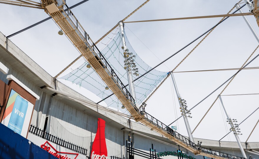 The City of St. Petersburg is working on Tropicana Field to get the stadium ready for the Tampa Bay Rays' 2026 season.