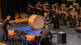 Andy Akiho's Ping Pong Concerto in Kodak Hall, Rochester, NY.