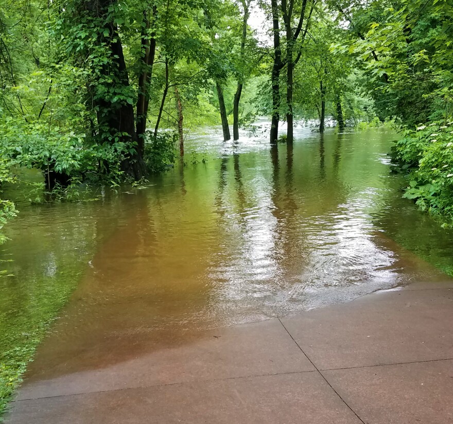 Photo of flooding in Kent